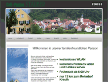 Tablet Screenshot of pension-stauber.de